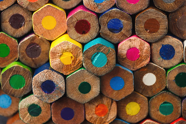 Stacked Colored Pencils
